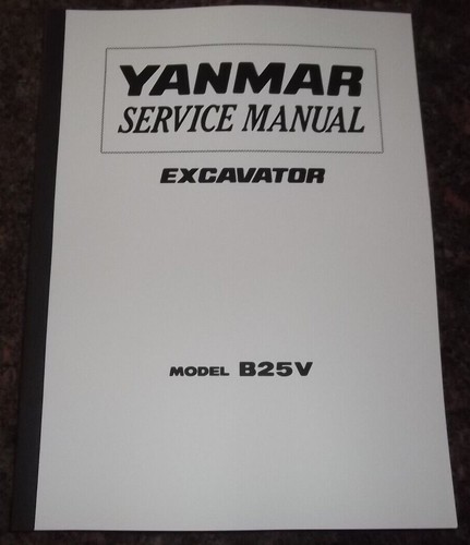 Yanmar b25v excavator service - excavator,
