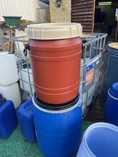 Storage Barrel Water Tank Open