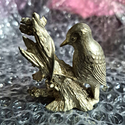 Vintage solid pewter miniature - solid,