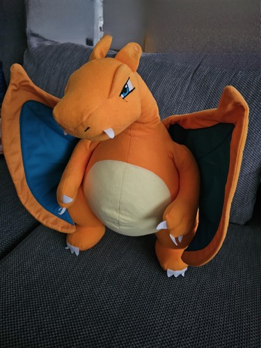 Pokemon charizard large plush - pokemon,