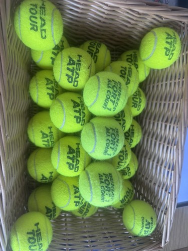 Branded used tennis balls - tennis,