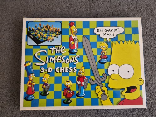 The simpsons chess set - 3-d,