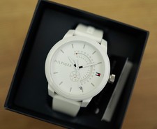 New Tommy Hilfiger White Steel