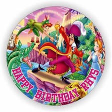 Peter Pan Birthday Cake Topper Edible Icing Sugar - Rice paper 7.5