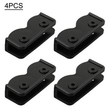 Essential Spare Parts for Tents 4PCS Plastic Replacement Connectors Black