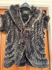 Navy & Fawn Rabbit & Fox Fur