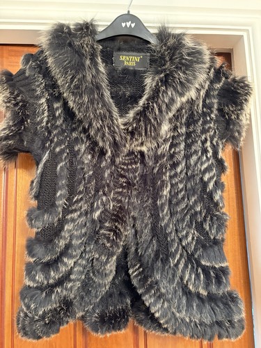 Navy fawn rabbit fox - fawn, fur