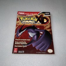 Pokemon XD Gale Of Darkness WITH POSTER ATTACHED gc Prima Official Game Guide 