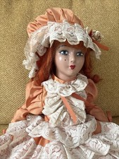 1920/30  Composition Boudoir Doll 26" Creepy Doll