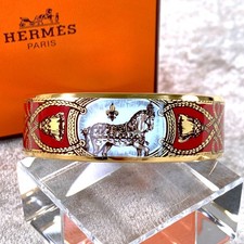 Vintage Hermes Enamel Bangle