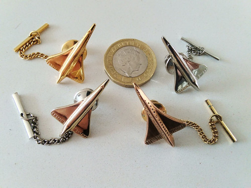 Vintage concorde tie pins - 4,