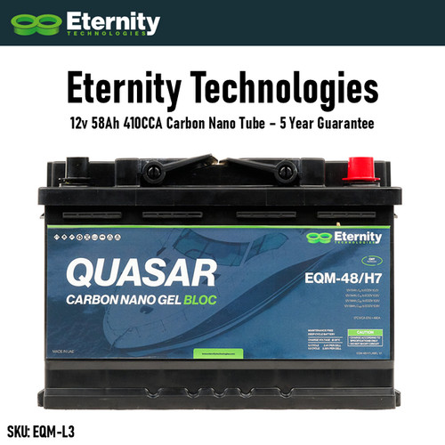 12v 58ah 410cca quasar carbon - 58ah,