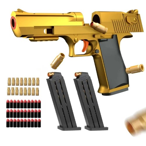 Gold desert eagle toy gun - desert,