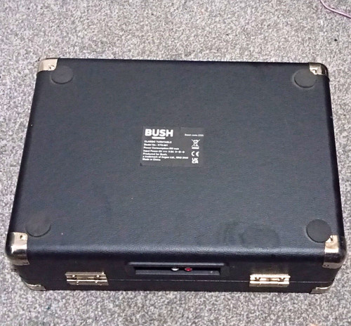 Bush black suitcase - suitcase, turntable