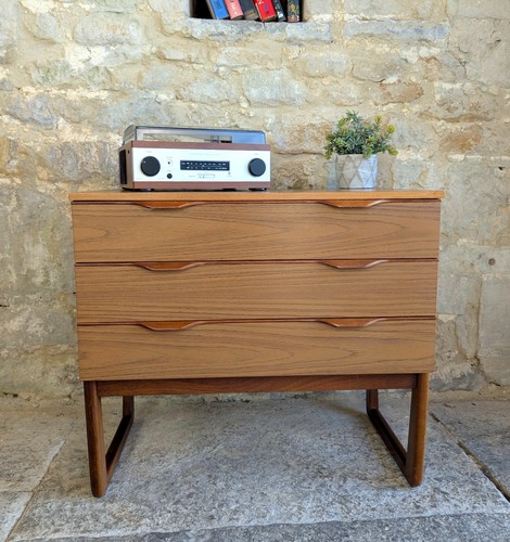 Mid century compact chest - chest, of