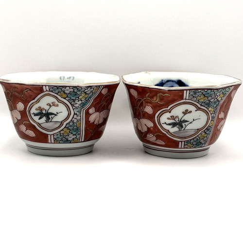 Kutani imari soba choka cups - imari,