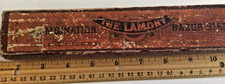 ANTIQUE TOWER & LAMONT NO. 4 HANDLED RAZOR STROP IN CASE - CIRCA 1890