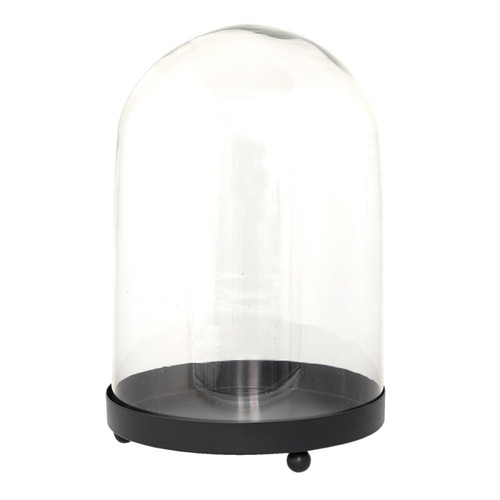 Round glass display - bell, jar
