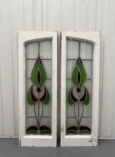 Pair Of Reclaimed Leaded Light