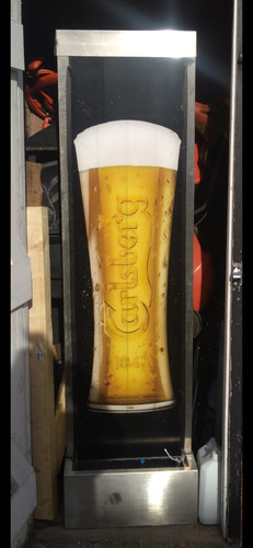 Carlsberg 5ft perspex sign - carlsberg,