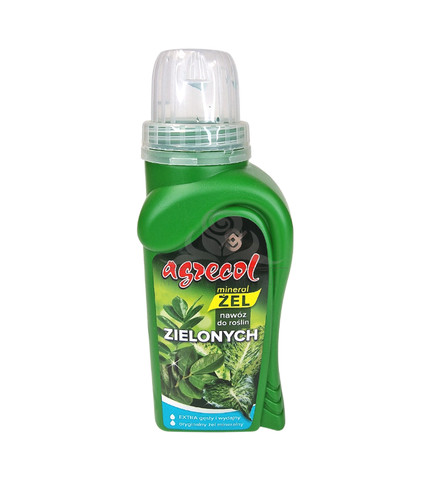 Green plants mineral gel - green,