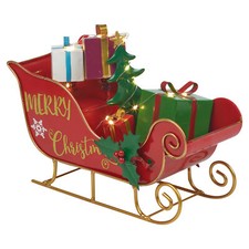 Merry Christmas Metal Santa