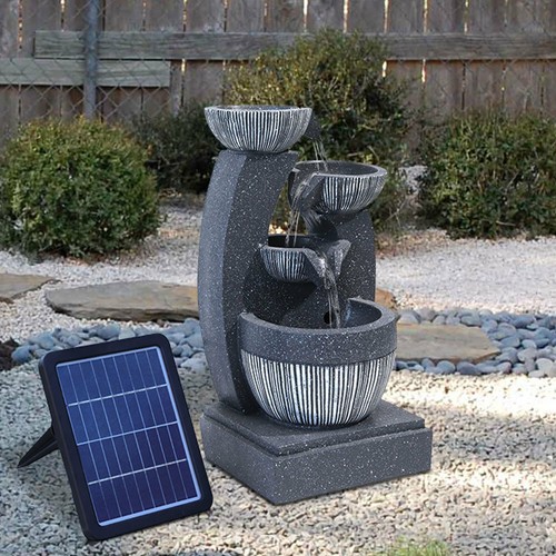 Solar garden water - garden,