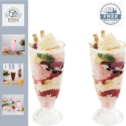 Fine glass sundae - set, of
