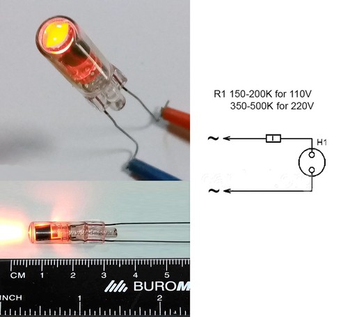 20pcs ins nixie tube neon - 20pcs,