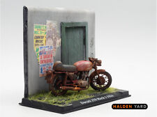 1:24 scale motorcycle. Ducati 250 Mach 1 diorama.  Ref M4
