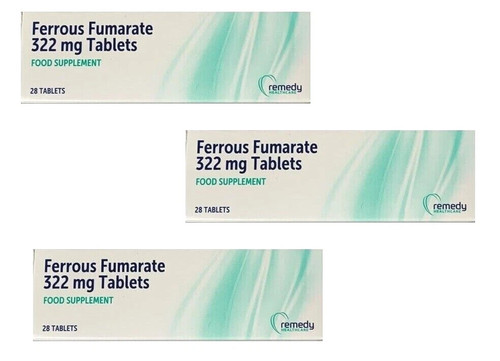 Ferrous 322mg iron tablets - x,