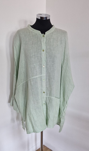 Oska green linen jacket - oska, size