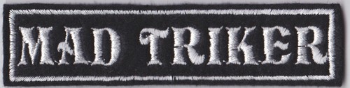 Mad triker patch badge biker - mad,