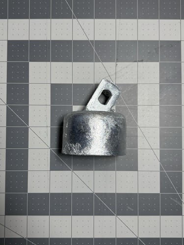 Galvanized rail end - galvanized,