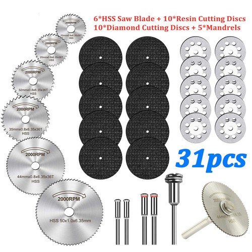 31pcs diamond cutting discs - 31pcs,