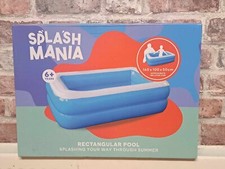 BRAND NEW AND IN ORIGINAL BOX SPLASH MANIA RECTANGULAR SWIMMING POOL Summer