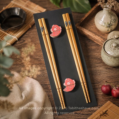 Pair bamboo chopsticks - 2,