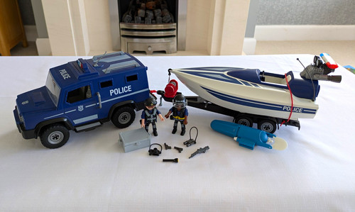 Playmobil 5187 police - playmobil, truck