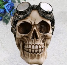 Skull With Aviator Goggles And