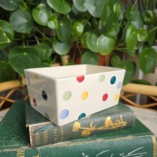 Emma Bridgewater Polka Dot Butter Dish Base Only No Lid Replacement Storage Dish