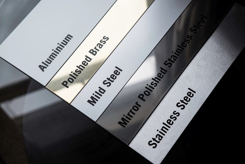 Sheet metal flat plate brushed - metal,