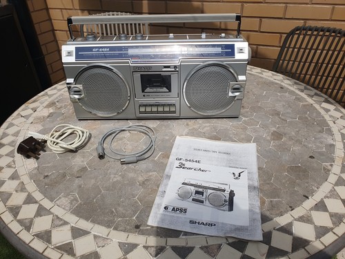 Sharp 5454e boombox - sharp,