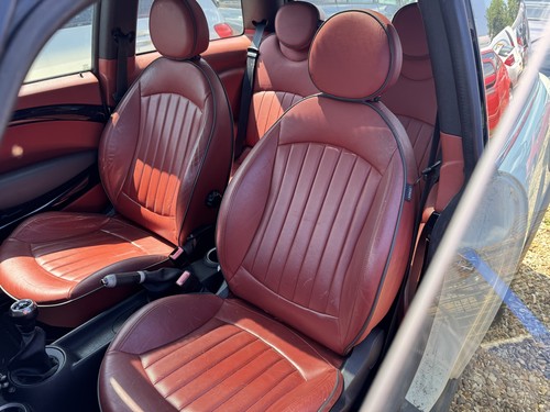 Mini cooper r56 red leather - mini,