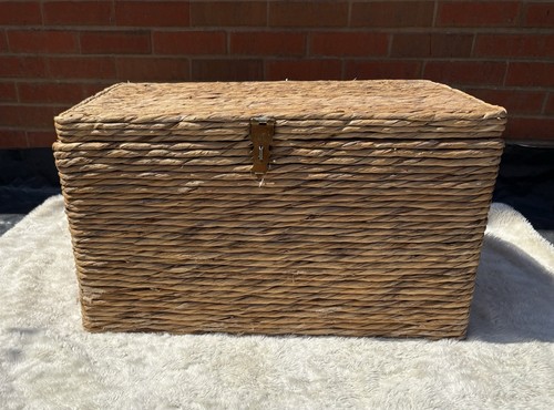 Vintage large two - vintage, wicker