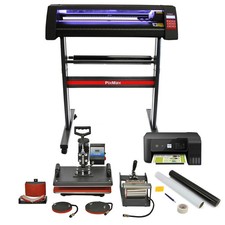 Vinyl Cutter LED Lights, 5 in 1 Heat Press Machine, Printer,