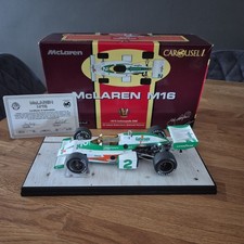 CAROUSEL 1/18 SCALE MCLAREN M16 1975 INDIANAPOLIS 500 RACE CAR. BNIB