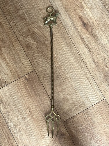 Vintage brass fireplace - vintage,