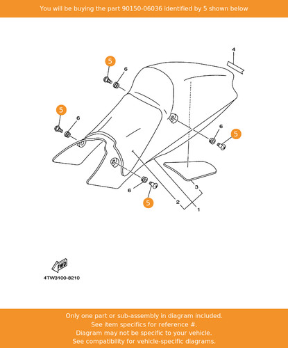 Yamaha screw round head - round,