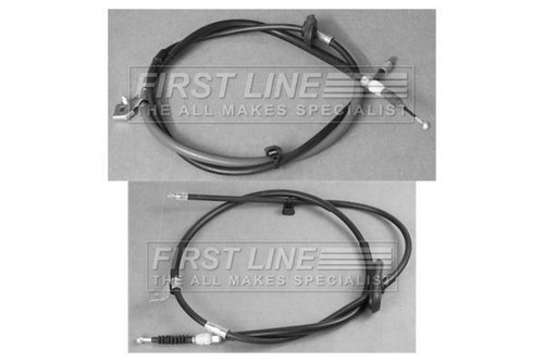 Pair hand brake - hand, cable