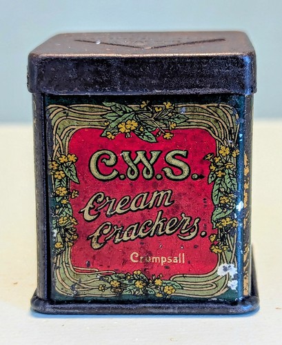 Vintage cream cracker - vintage, c.w.s